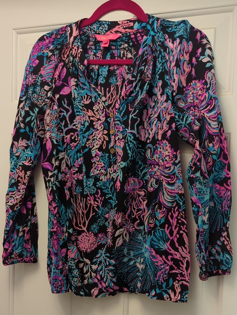 Lilly Pulitzer Elsa Silk Blouse